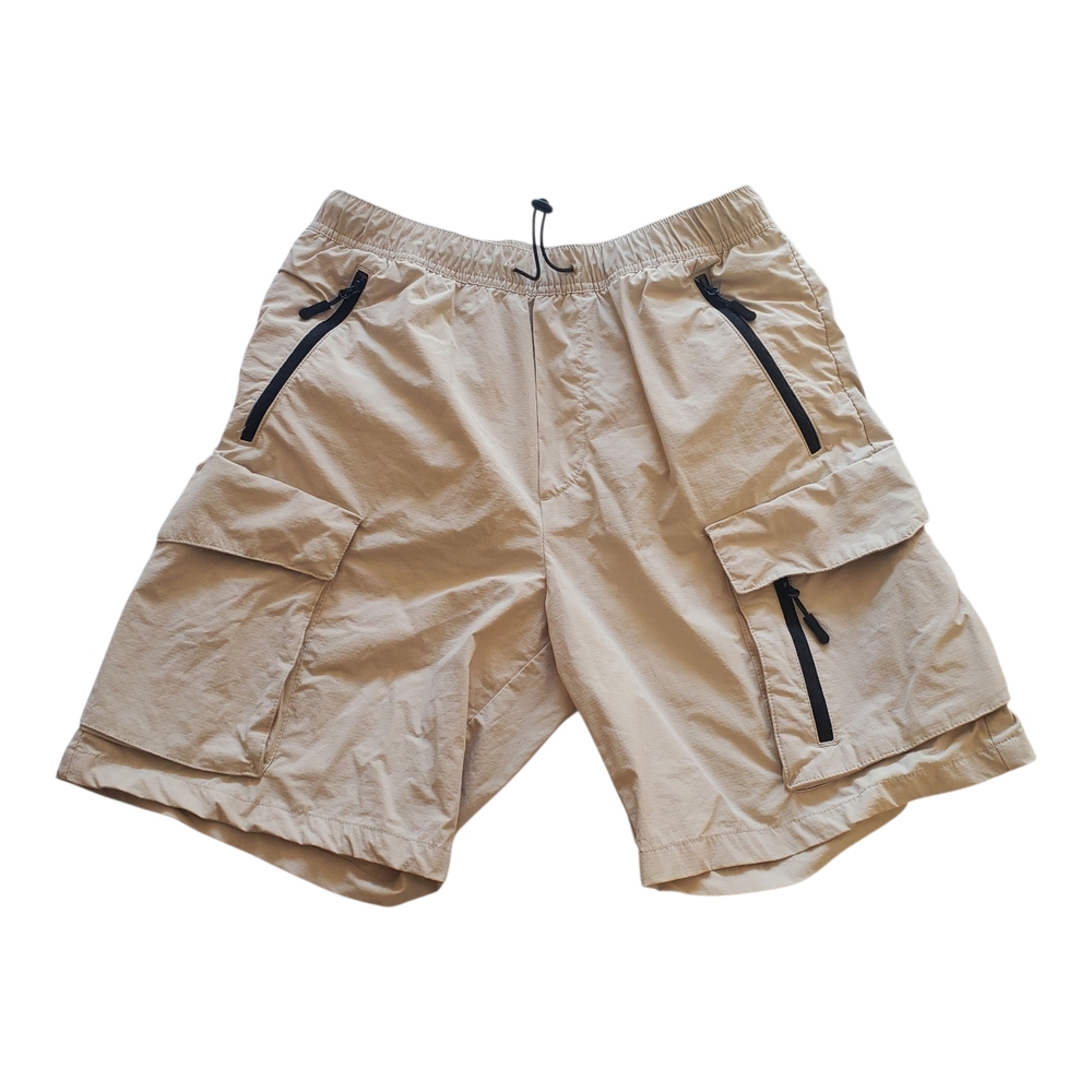 SOLD - H&M Light Tan Cargo Shorts (Size S)